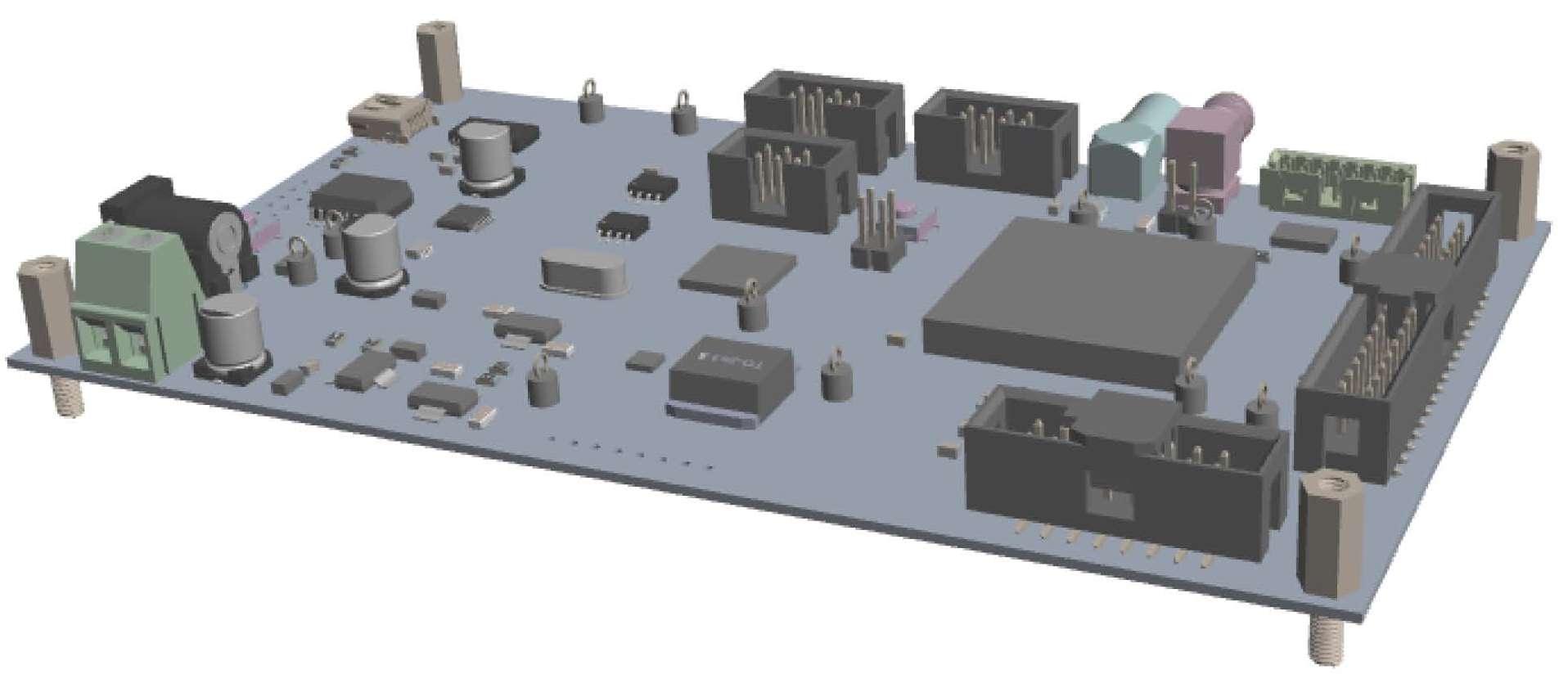 FPGA/µC base board